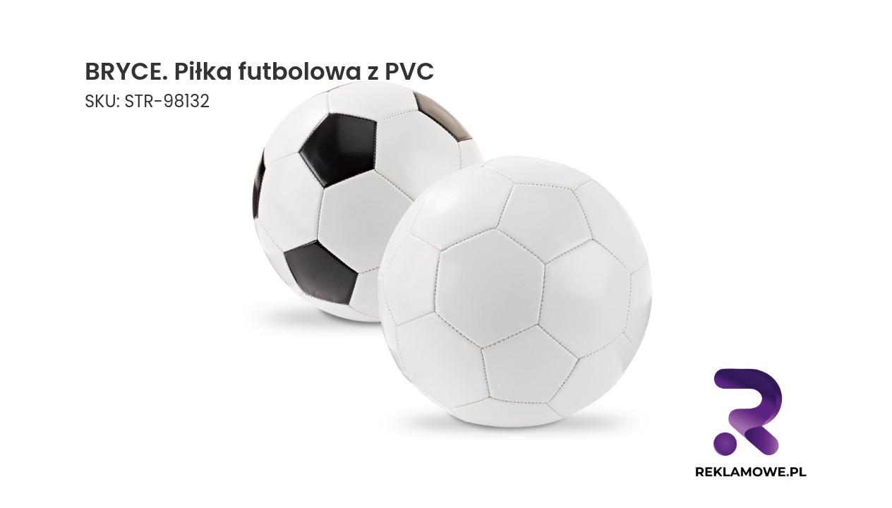 BRYCE. Piłka futbolowa z PVC Piłka futbolowa BRYCE wykonana z PVC
