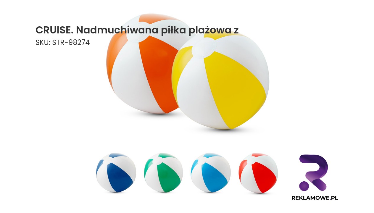 Nadmuchiwana piłka plażowa CRUISE
