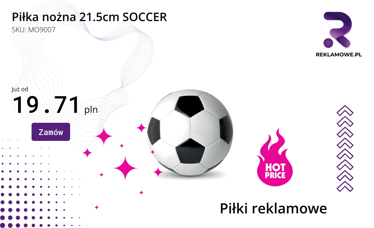 Piłka nożna 21.5cm SOCCER