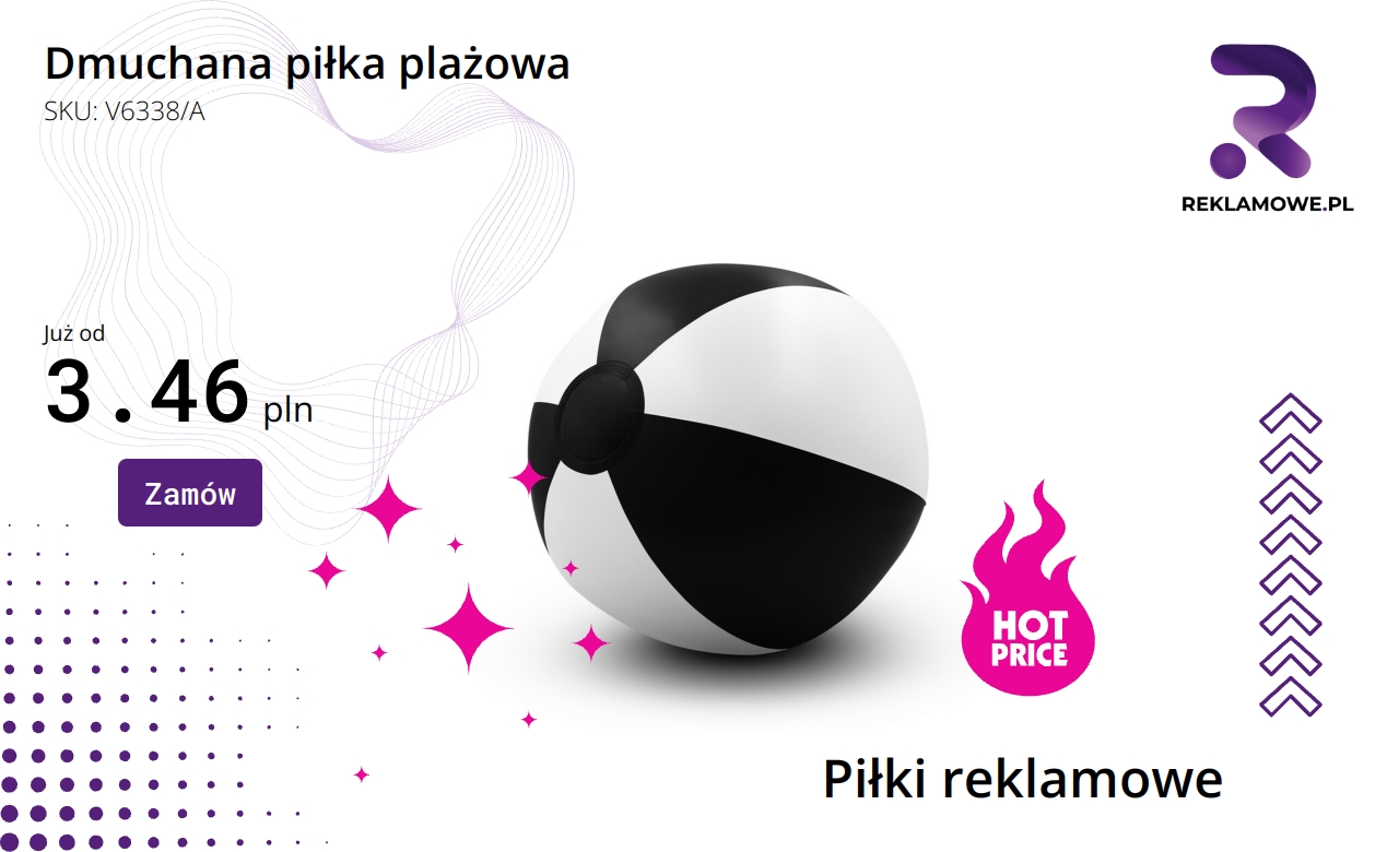 Kolorowa dmuchana piłka plażowa na piasku