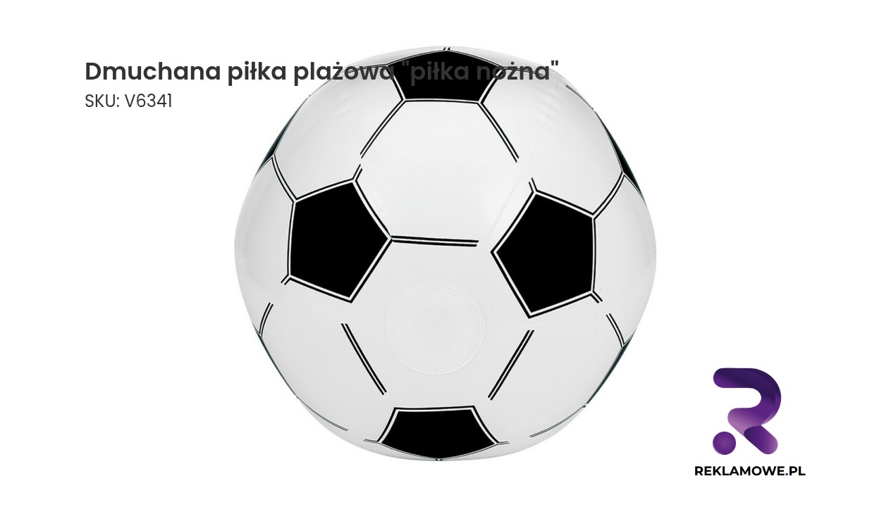 Dmuchana piłka plażowa w kształcie piłki