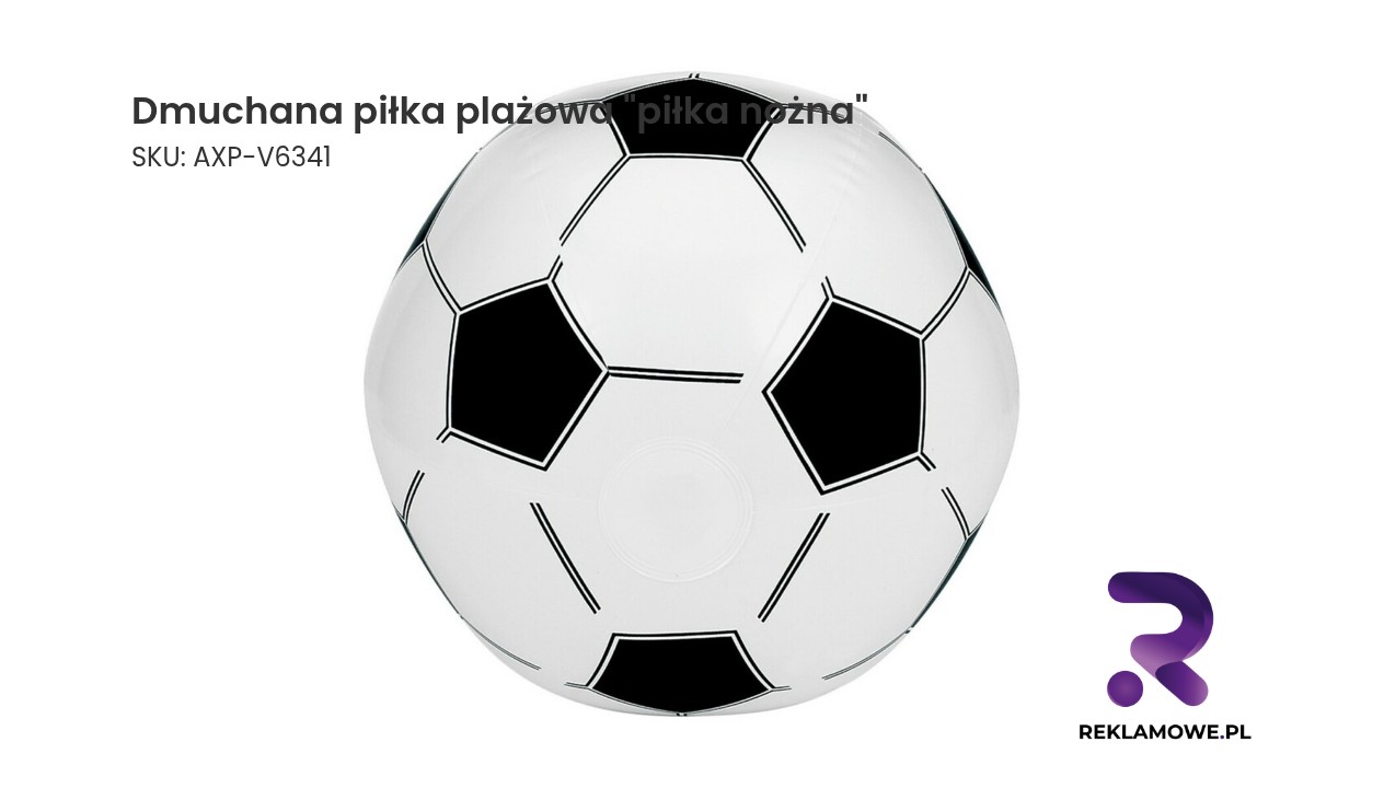 Kolorowa dmuchana piłka plażowa w kształcie piłki