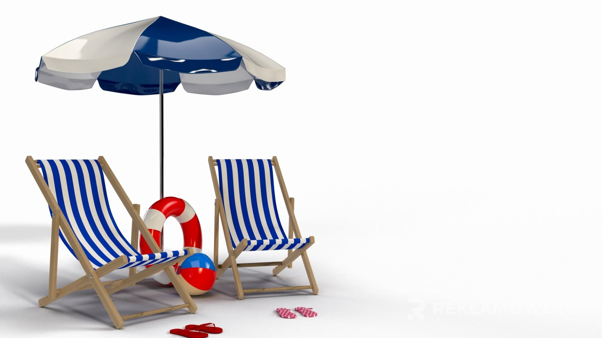 Ekologiczna piłka reklamowa na tle natury