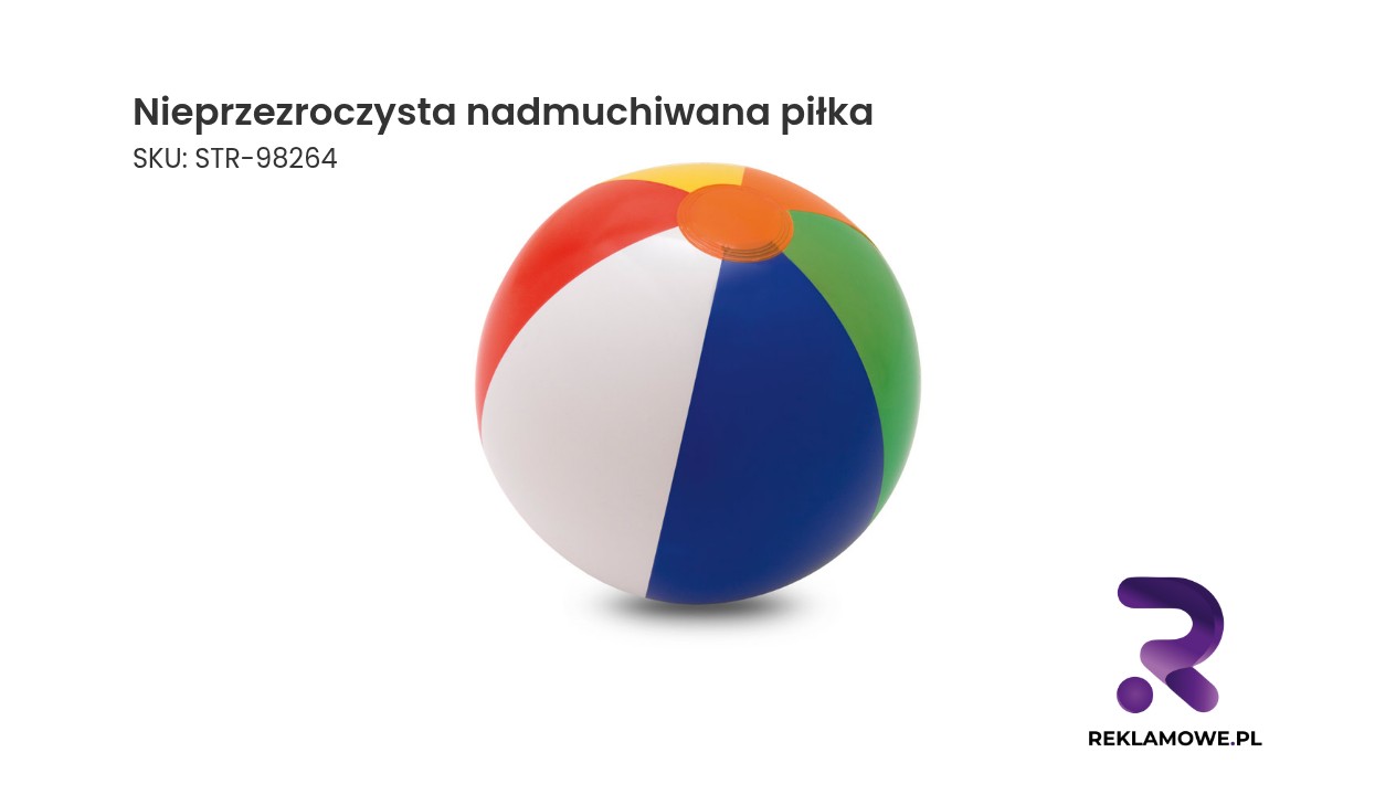 Nieprzezroczysta nadmuchiwana piłka – zdjęcie produktu