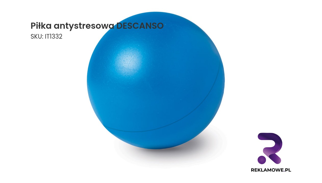 Piłka antystresowa DESCANSO Piłka antystresowa DESCANSO do ćwiczeń redukujących stres