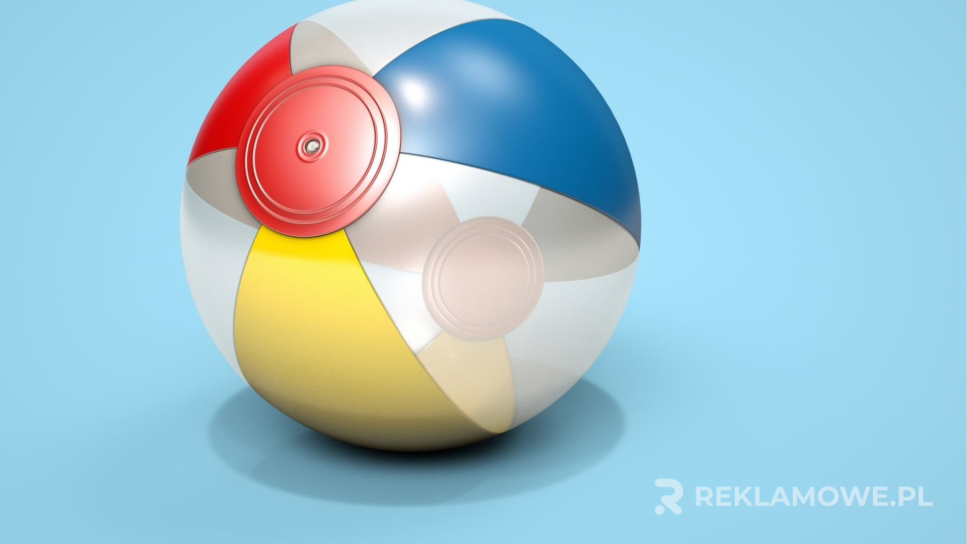 Piłka reklamowa na targi i piknik firmowy