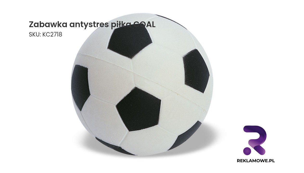 Zabawka antystres piłka GOAL Antystresowa piłka w kształcie piłki nożnej GOAL